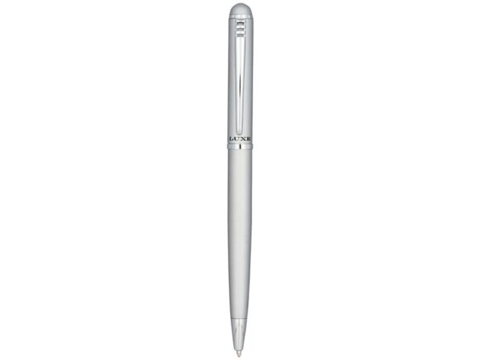 Ручка металлическая шариковая, серебристый