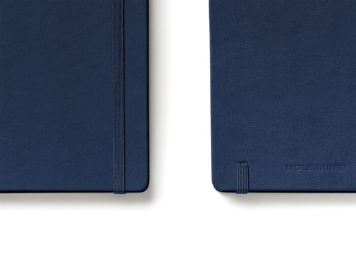 Записная книжка Moleskine Classic (в линейку) в твердой обложке, Large (13х21см), синий