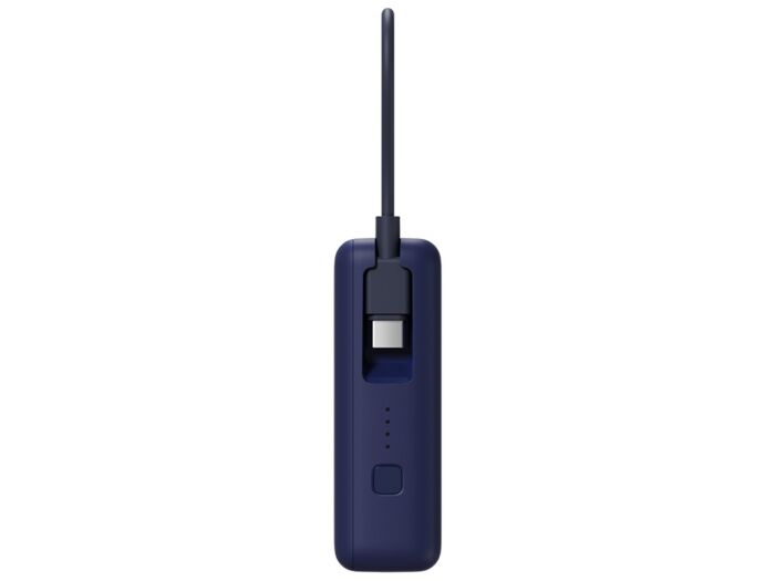 Внешний аккумулятор со встроенным кабелем Xiaomi 33W Power Bank (Integrated Cable), 10000 мАч, синий