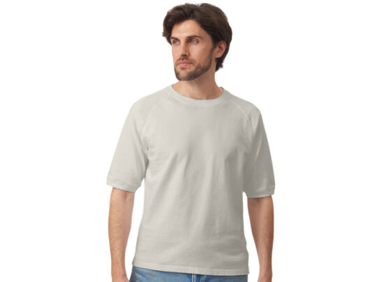 Футболка c рукавом реглан Warsaw унисекс, жемчужно-серый