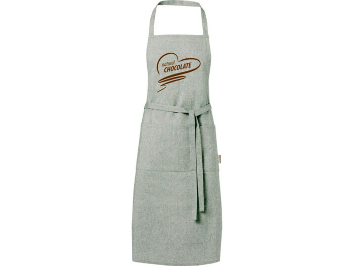 Pheebs 200 g/m2 recycled cotton apron, зеленый яркий