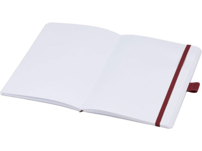 Блокнот Berk формата из переработанной бумаги, красный