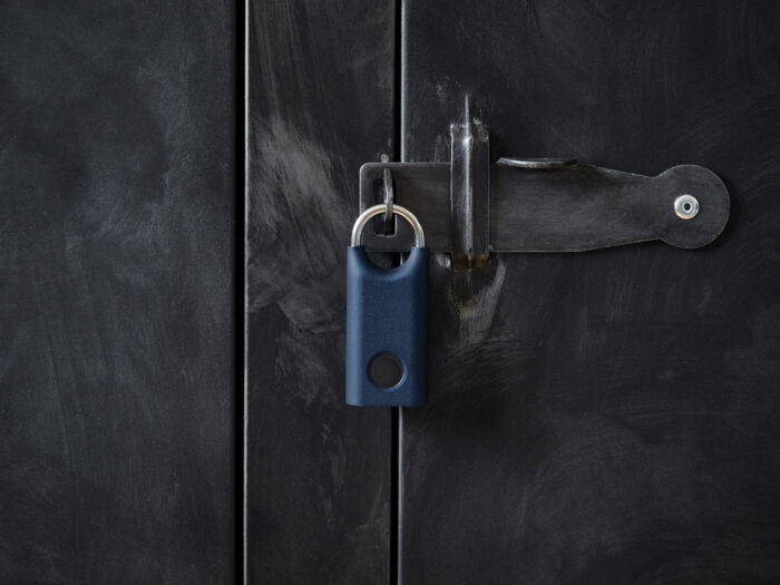 Замок с сенсором Noma Lock, темно-синий