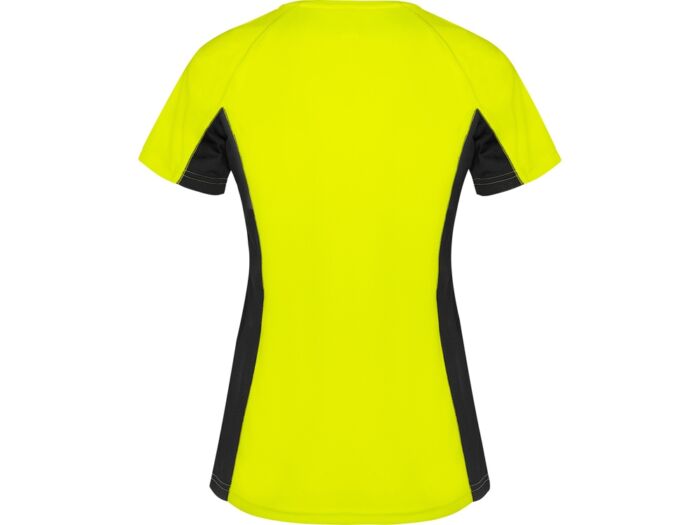 Футболка Shanghai женская, неоновый желтый/черный