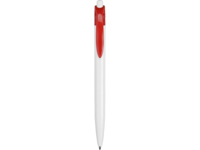 Ручка шариковая Какаду, белый/красный