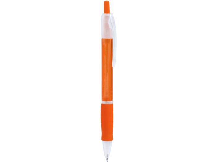 Ручка пластиковая шариковая ONTARIO, апельсин