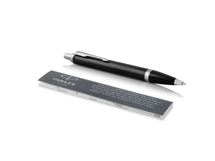 Ручка шариковая Parker IM Core Black CT, черный/серебристый