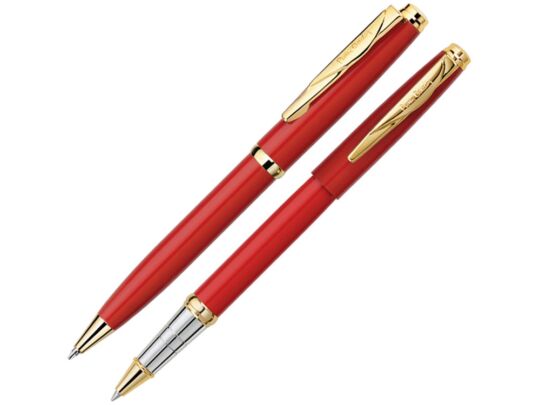 Набор Pen and Pen: ручка шариковая, ручка-роллер, красный