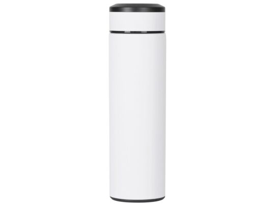 Вакуумный термос Vacuum Flask C1, soft touch, 420мл, белый/черный/серебристый