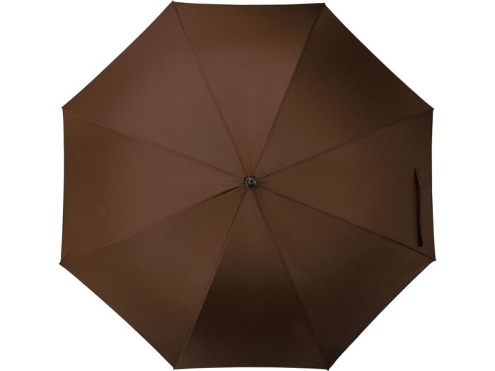 Зонт-трость полуавтомат Алтуна, темно-коричневый