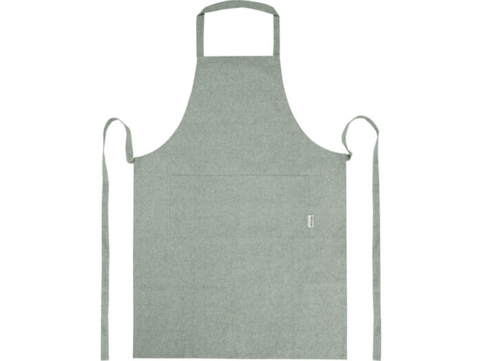 Pheebs 200 g/m2 recycled cotton apron, зеленый яркий