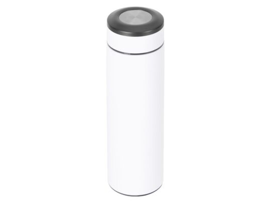 Вакуумный термос Vacuum Flask C1, soft touch, 420мл, белый/черный/серебристый