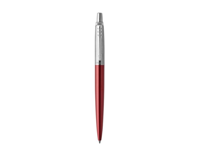 Шариковая ручка Parker Jotter Essential, Kensington Red CT, стержень: M, цвет чернил : blue или blac