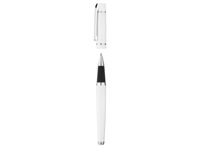 Ручка металлическая роллер VIP R, белый