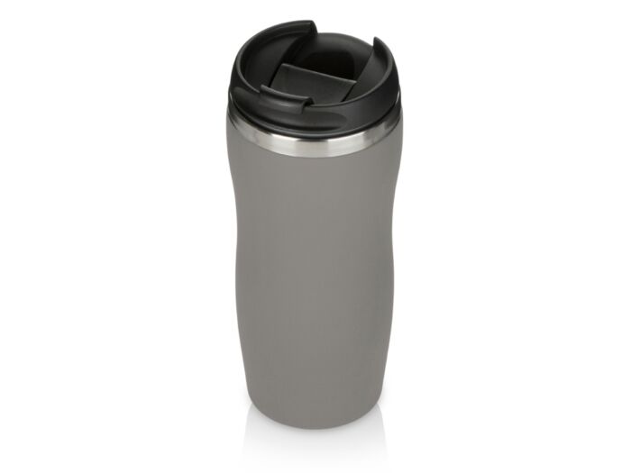 Термокружка Double wall mug С1 soft-touch, 350 мл, серый