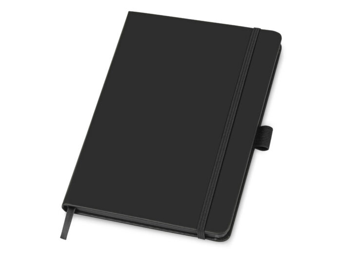 Блокнот ColorNote Black, твердая обложка A5, 80 листов, черный
