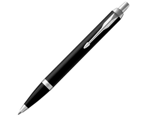Ручка шариковая Parker IM, черный, серебристый