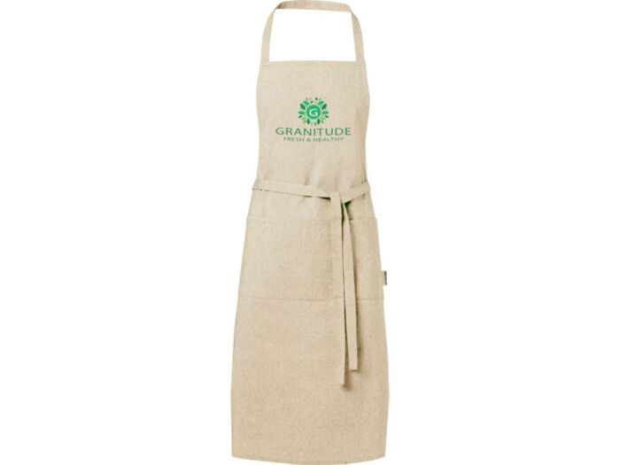 Pheebs 200 g/m2 recycled cotton apron, натуральный