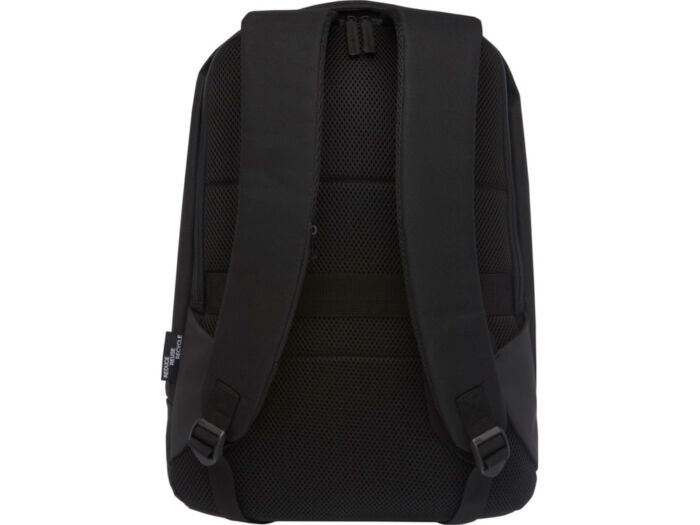 Рюкзак Cover из вторичного ПЭТ с противосъемным приспособлением, черный