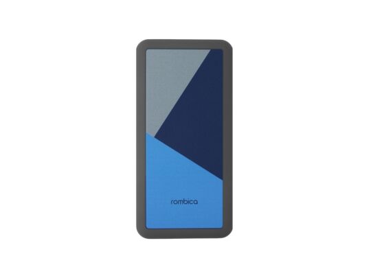 Внешний аккумулятор NEO Bright, 10000 mAh, серый, голубой, синий