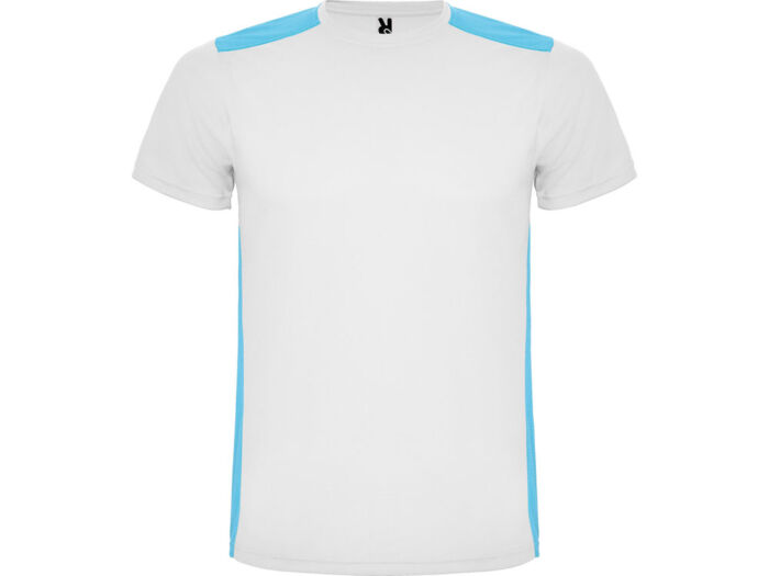 Спортивная футболка Detroit мужская, белый/бирюзовый