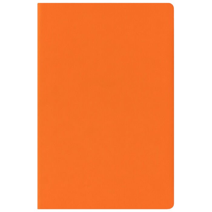 Блокнот Alpha slim, оранжевый