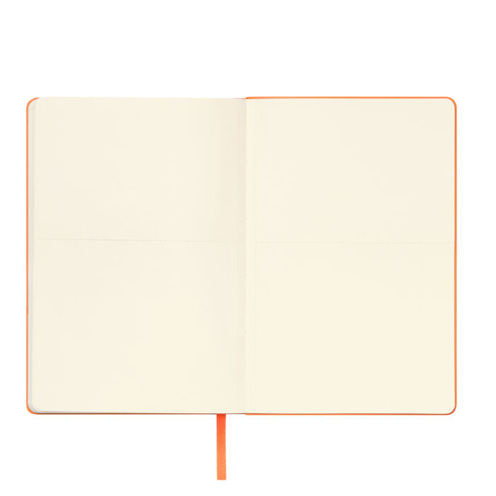 Ежедневник Spark недатированный, оранжевый (с упаковкой, со стикерами)
