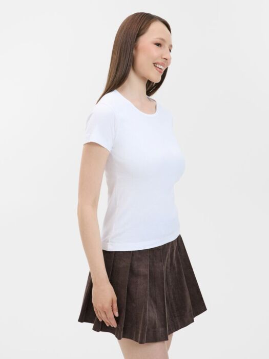 Футболка женская с круглым вырезом Lady 220 белая