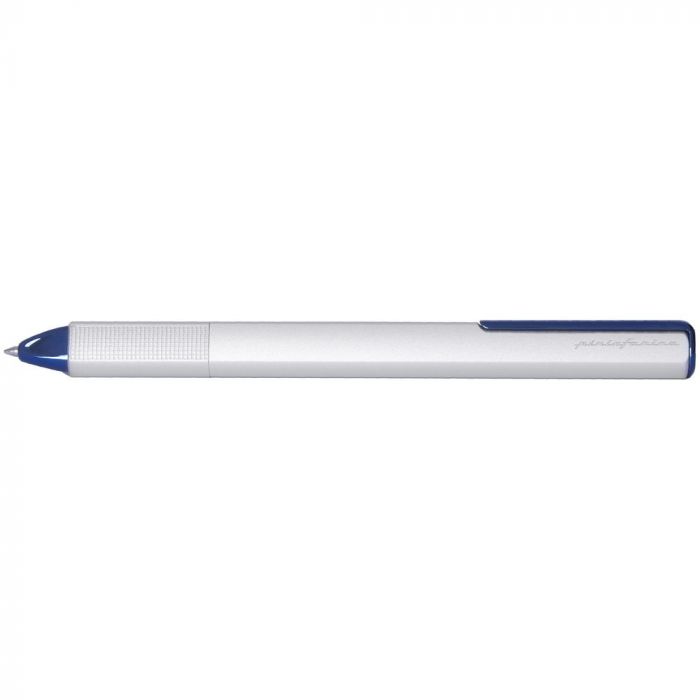Ручка шариковая PF One, серебристая с синим