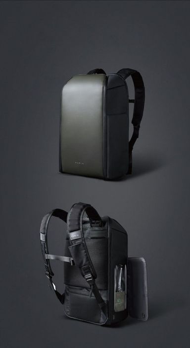 Рюкзак FlipPack, черный с зеленым