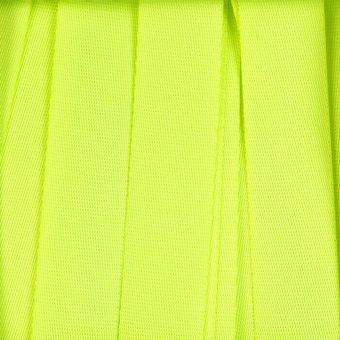 Стропа текстильная Fune 25 S, желтый неон, 40 см