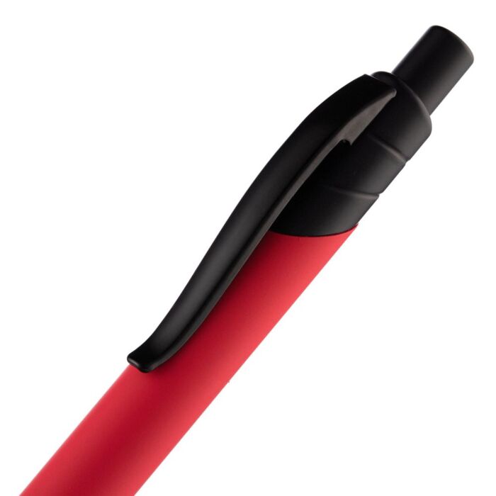 Ручка шариковая Undertone Black Soft Touch, красная