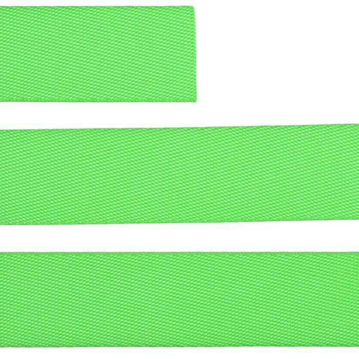Стропа текстильная Fune 25 M, зеленый неон, 100 см