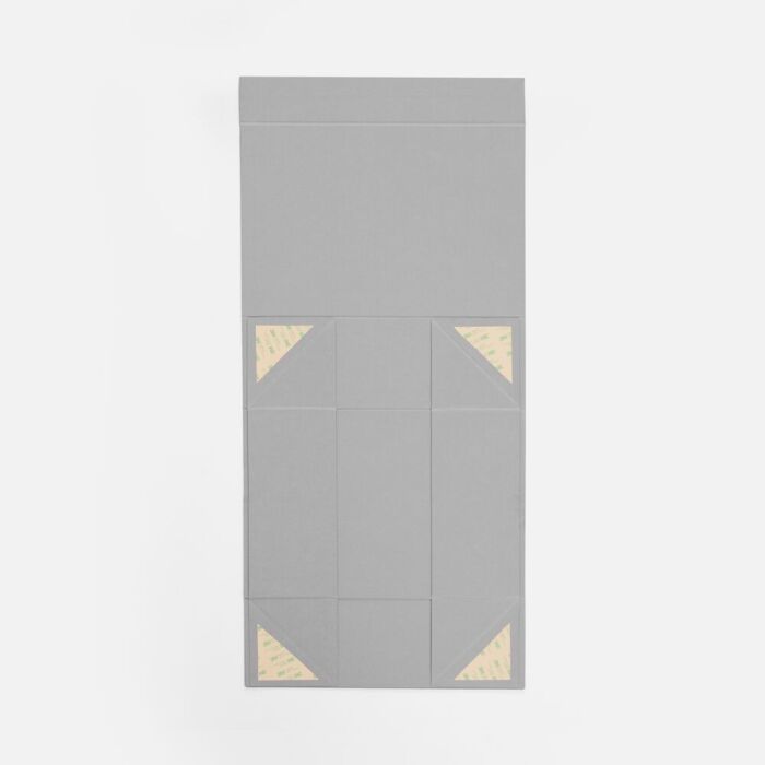 Коробка складная Quadra Fold, серая