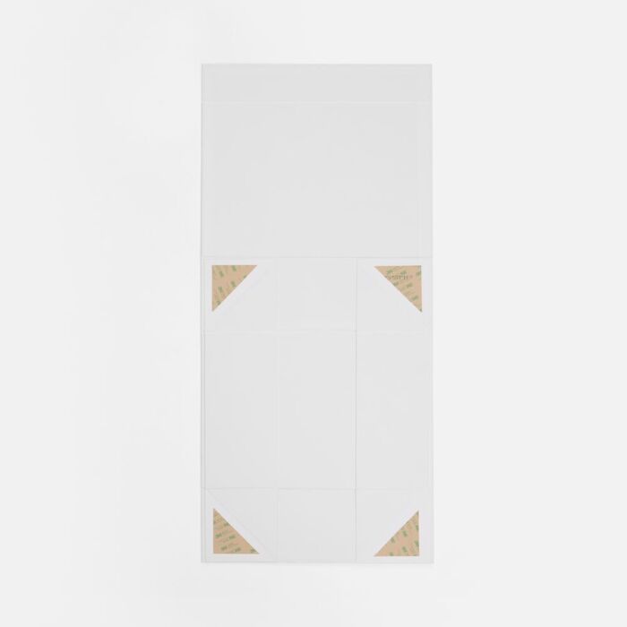 Коробка складная Quadra Fold, белая