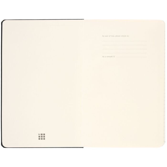 Записная книжка Moleskine Classic Large, без линовки, черная