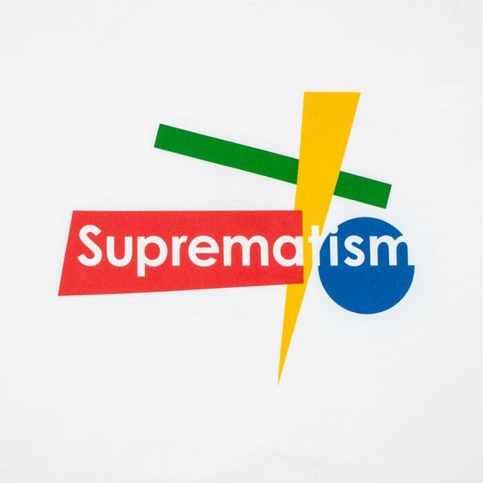 Футболка Suprematism, белая