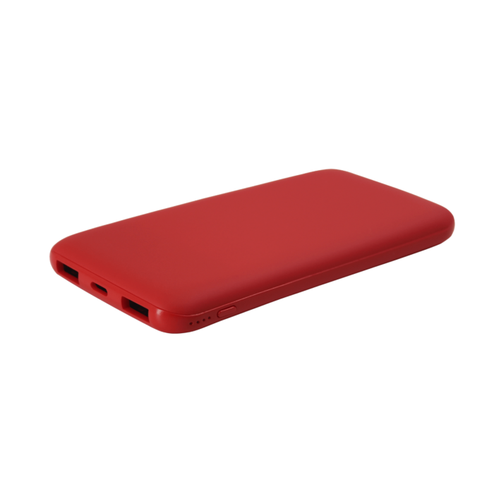 Внешний аккумулятор Bplanner Power 2 ST, софт-тач, 10000 mAh (Красный)