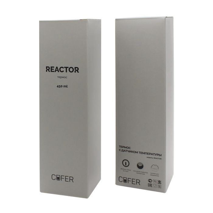 Термос Reactor с датчиком температуры (бирюзовый)