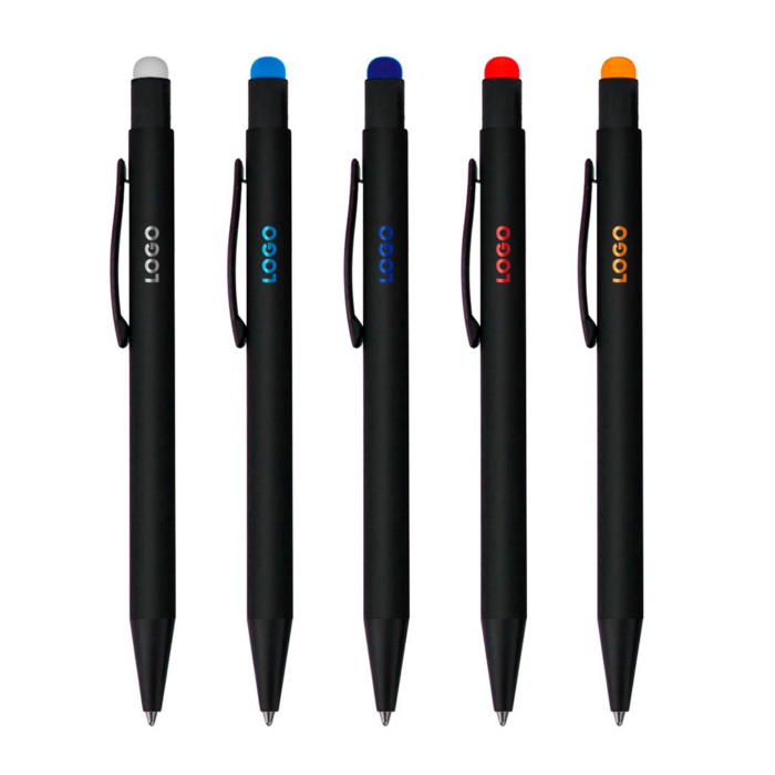Ручка шариковая Raven (черная с синим)