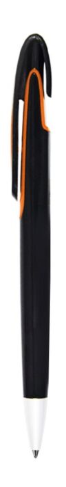 Ручка шариковая Black Fox (черная с оранжевым)