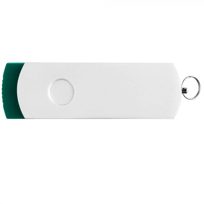 Флешка ELEGANCE COLOR Зеленая с белым, 32 ГБ