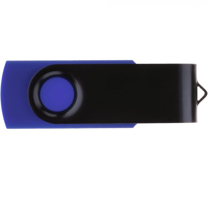 Флешка TWIST COLOR MIX Синяя с черным, 64 ГБ
