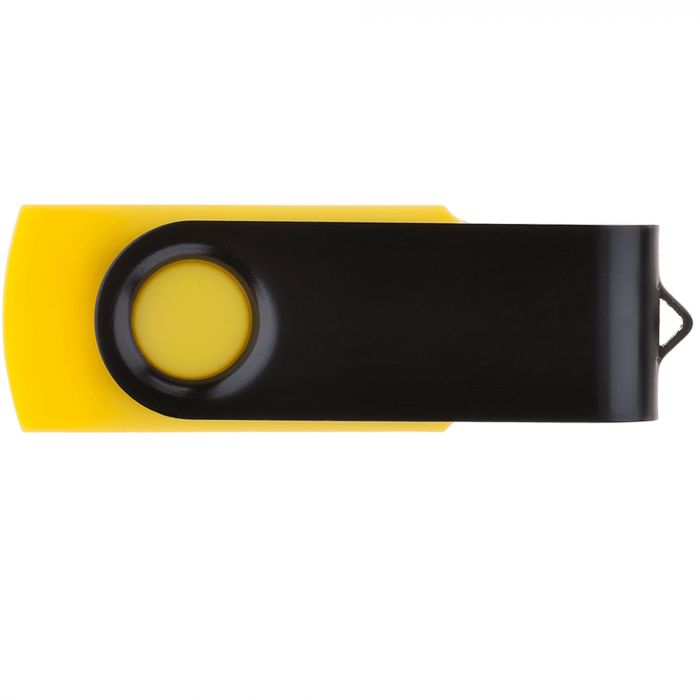 Флешка TWIST COLOR MIX Желтая с черным, 32 ГБ