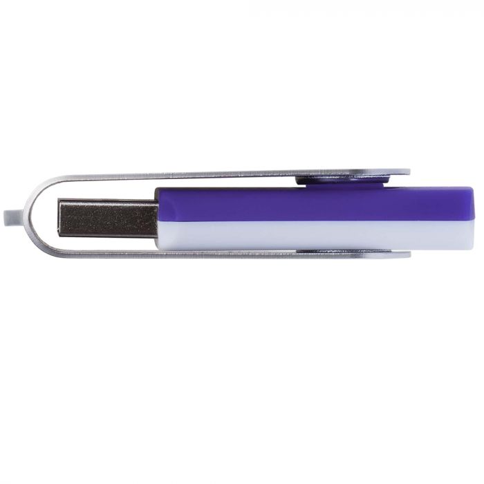 Флешка TWIST MIX Бело-фиолетовая, 64 ГБ