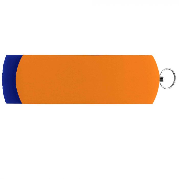 Флешка ELEGANCE COLOR Синяя с оранжевым, 32 ГБ
