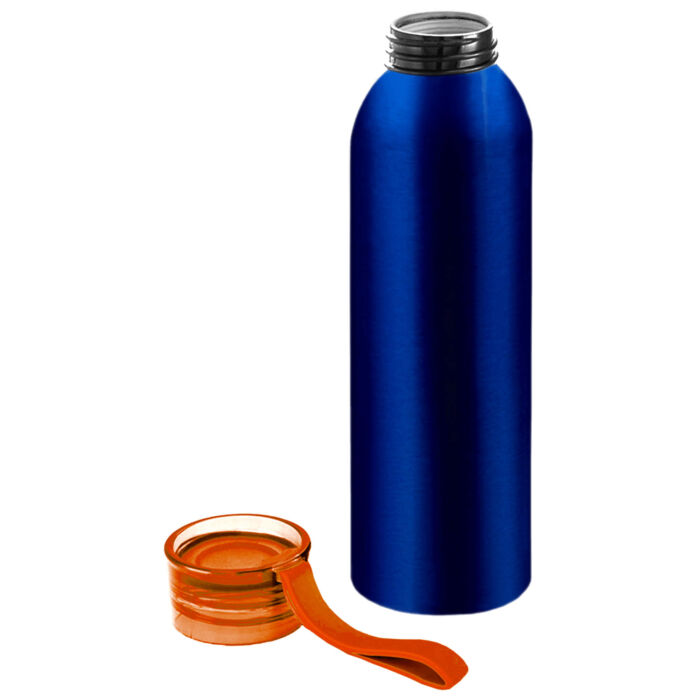 Бутылка для воды VIKING BLUE 650мл. Синяя с оранжевой крышкой