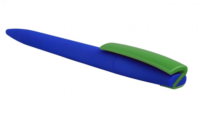 Ручка ZETA SOFT MIX Синяя с зеленым