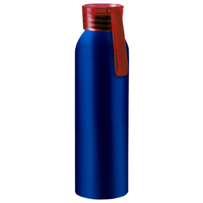 Бутылка для воды VIKING BLUE 650мл. Синяя с красной крышкой