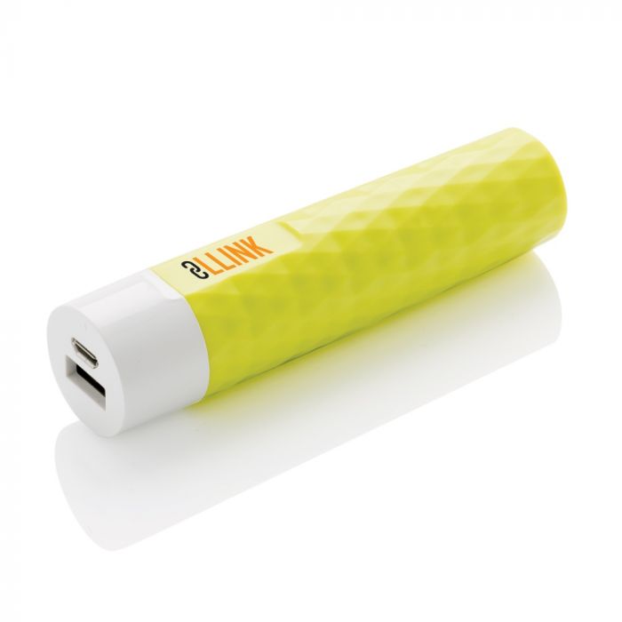 Зарядное устройство Geometric, 2200 mAh, зеленый